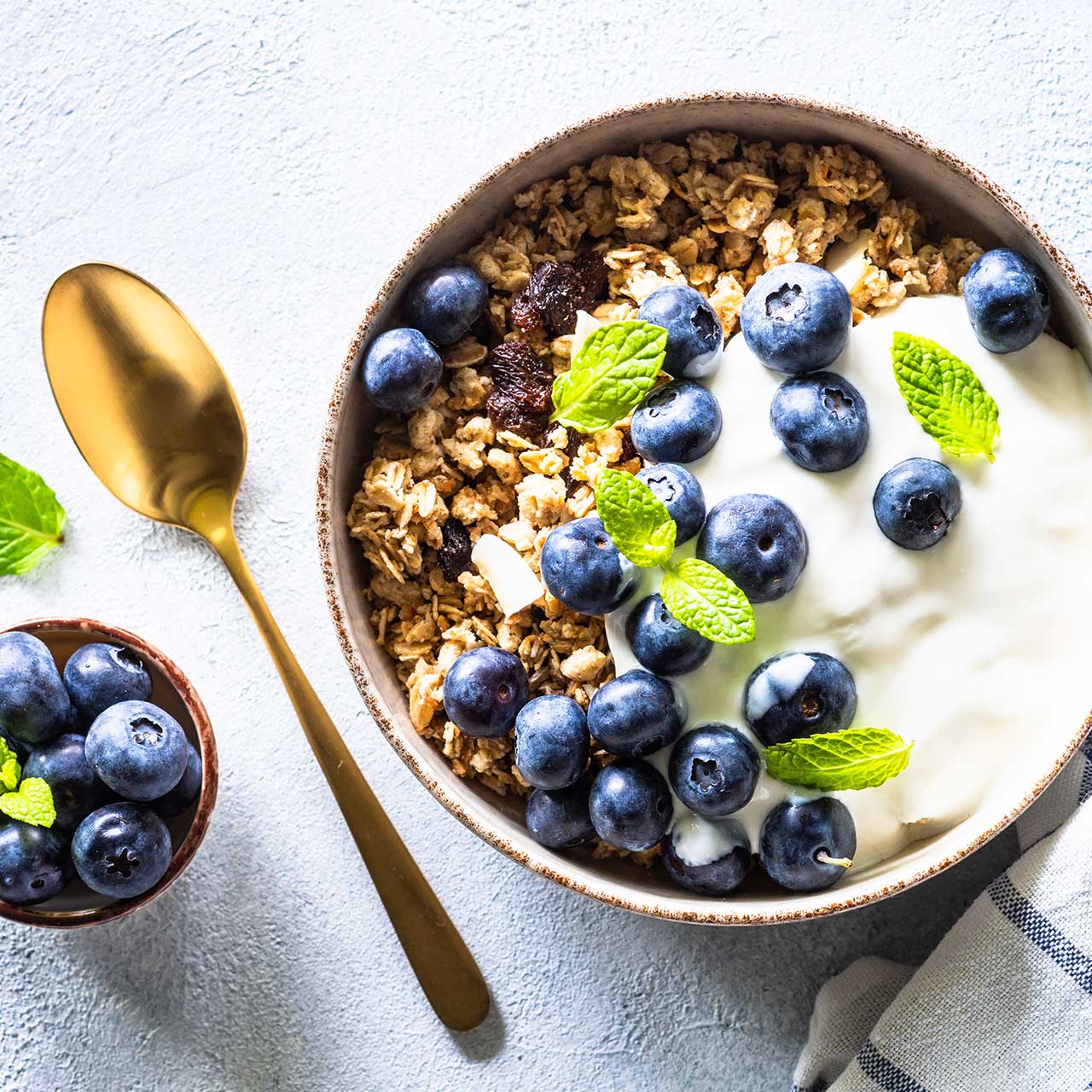 Joghurt-Blaubeeren